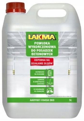 Lakma Akrybet Finish S Eko Do Wykończenia Posadzek Betonowych 5L