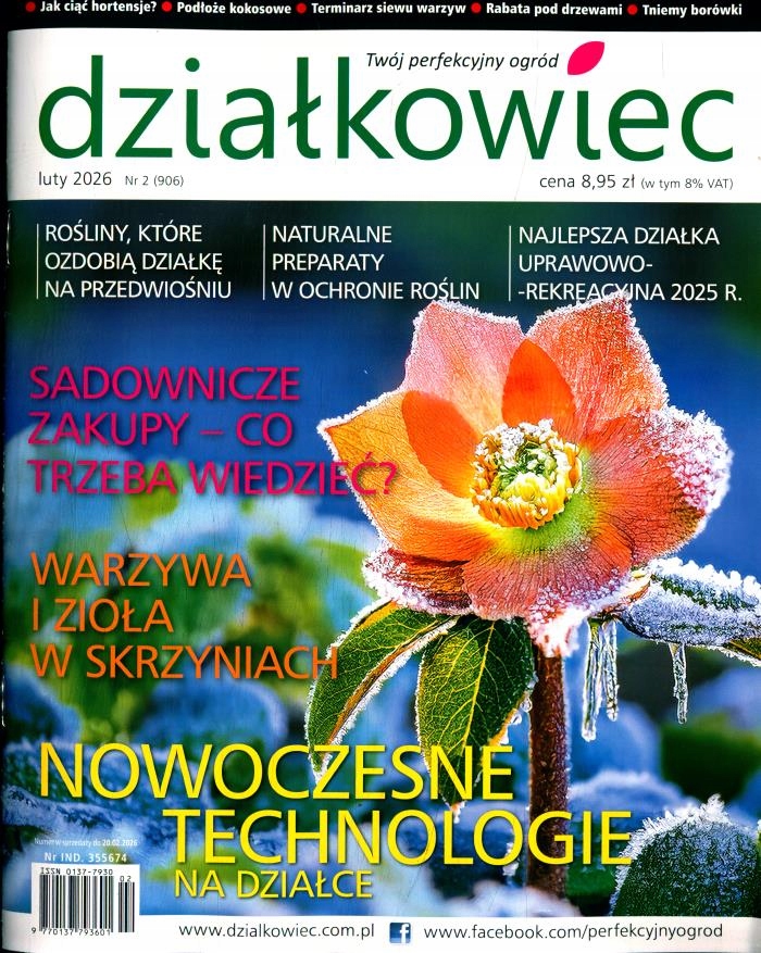 2/2026 DZIAŁKOWIEC ROŚLINY PRZEDWIOŚNIA NOWOCZESNE TECHNOLOGIE