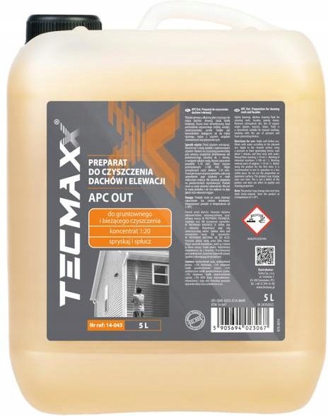 TECMAXX CZYSZCZENIE DACHÓW I ELEWACJI APC OUT 5L