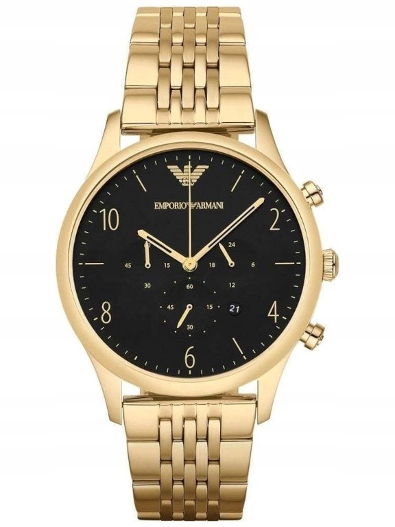 Zegarek Męski Emporio Armani AR1893 Classic (zi003a) złota bransoleta