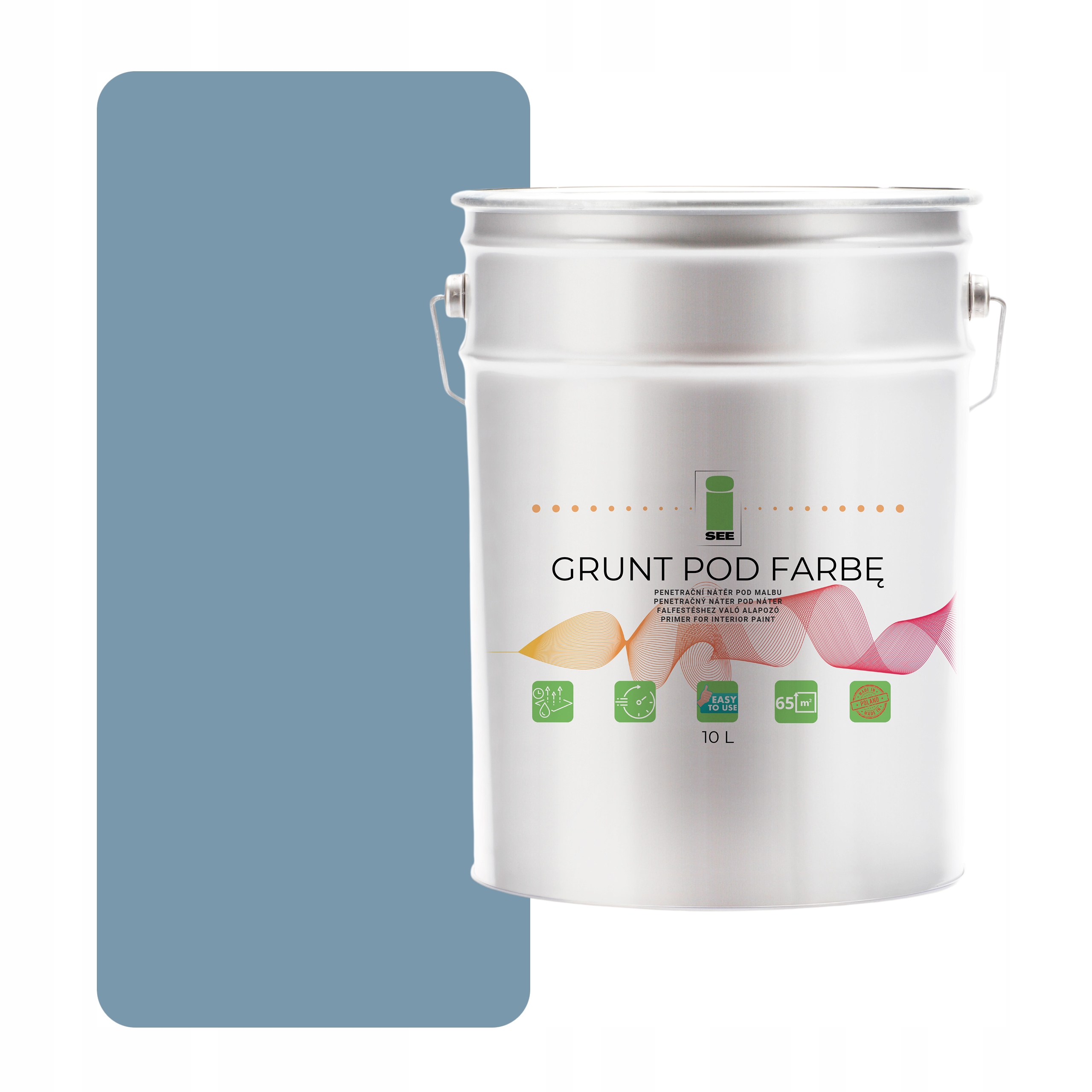 Podkladová Barva Silikonová Fasádní Šedá Břidlicová 10 L