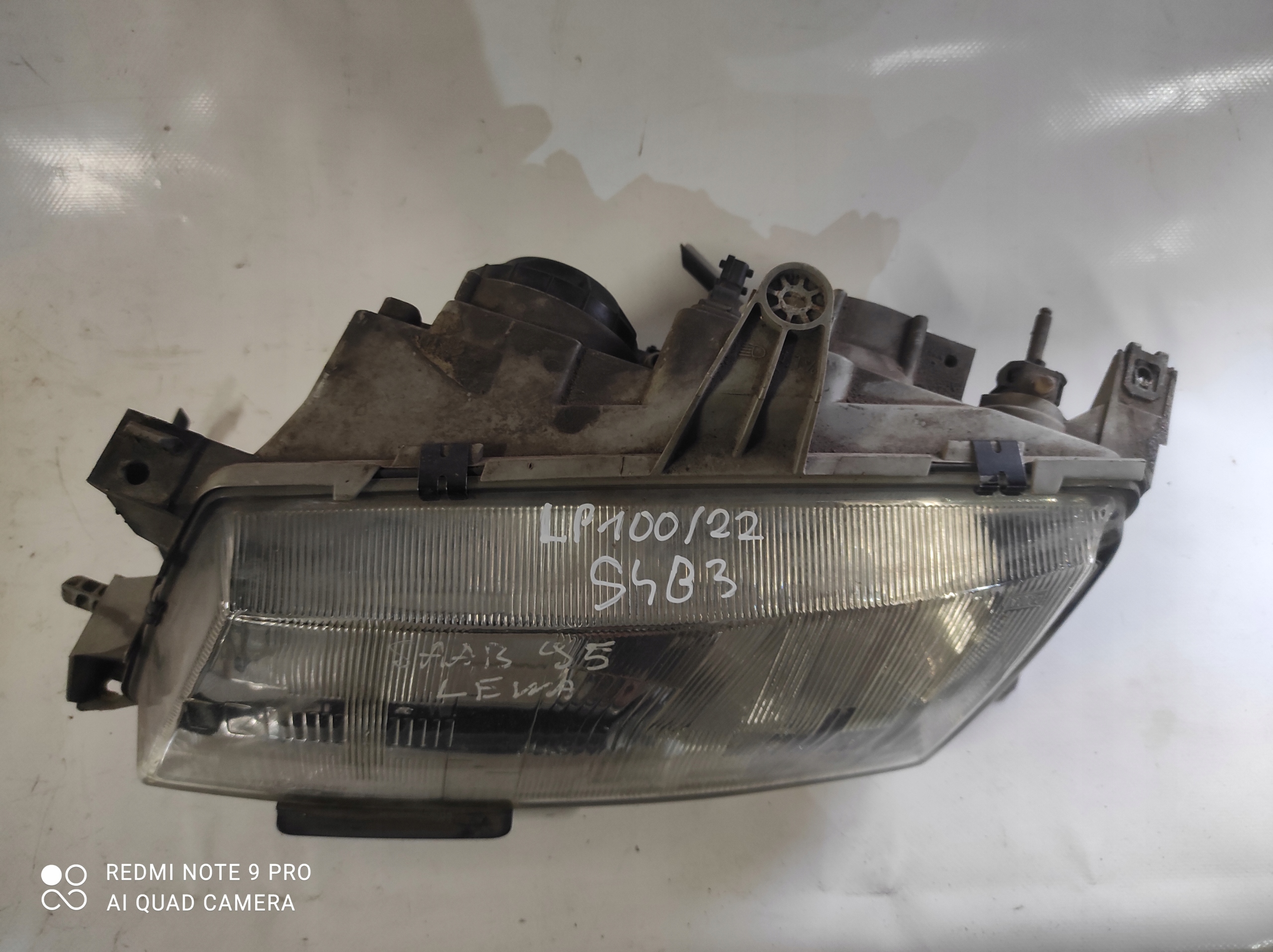 REFLEKTOR light front left front SAAB 95 9-5