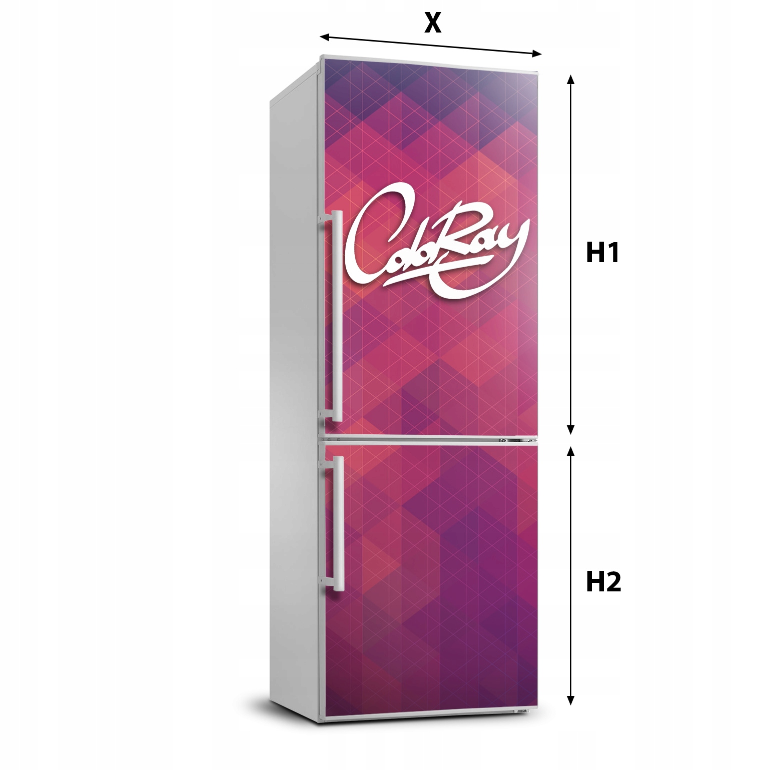 Foto Naklejka Tapeta lodówkę Pole lawendy 70x190 Bohater brak