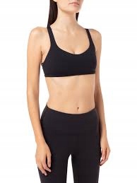 Lululemon Dmski Czarny Biustonosz Sportowy Pleciony 36 Kwf