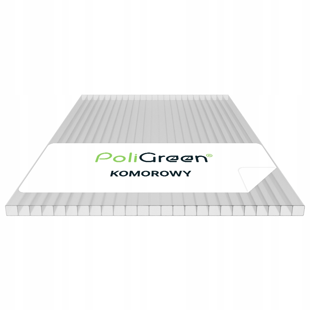 Komorový polykarbonát 6000x1050, bezbarvý, 4 mm na míru