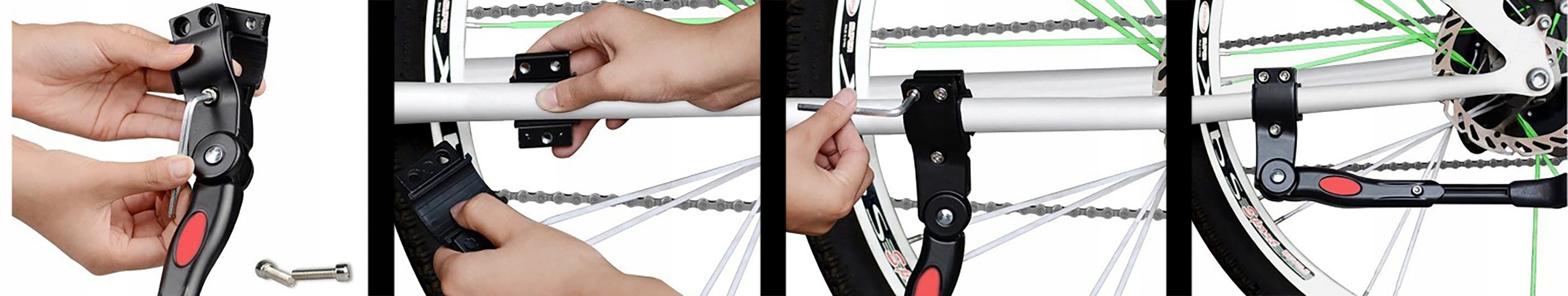 STOPKA PODPÓRKA REGULOWANA NÓŻKA BOCZNA NA ROWER do roweru Rodzaj pojedyncza regulowana tylna