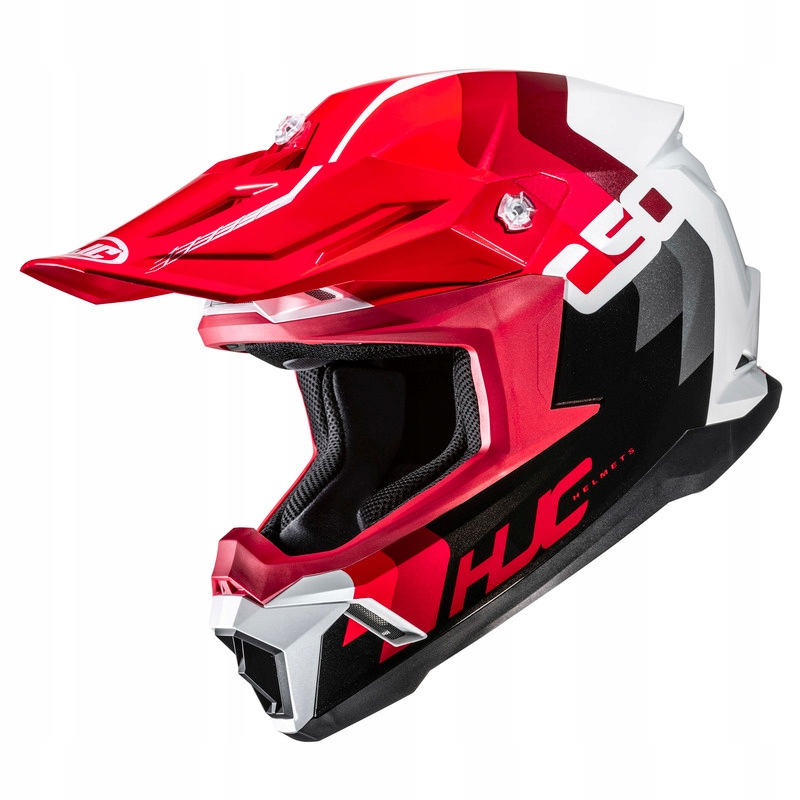 Motocyklová Prilba Hjc C50 Primal Red White M