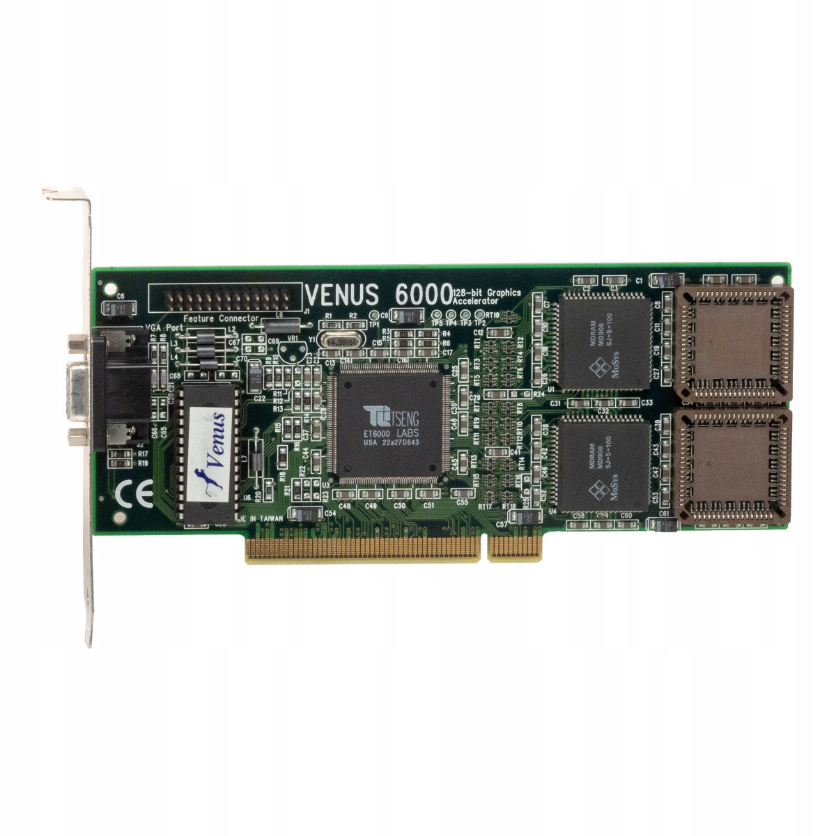 Tseng ET6000 2MB Mdram 128-BIT Venus 6000 D-sub Pci