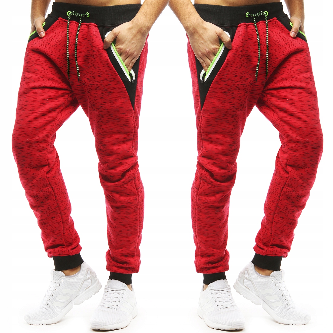 MĘSKIE SPODNIE DRESOWE TYPU JOGGER roz. M