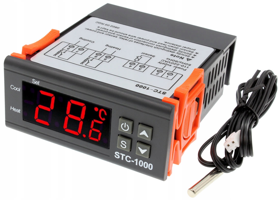 

Regulator Temperatury Sterownik STC-1000 230V Ac