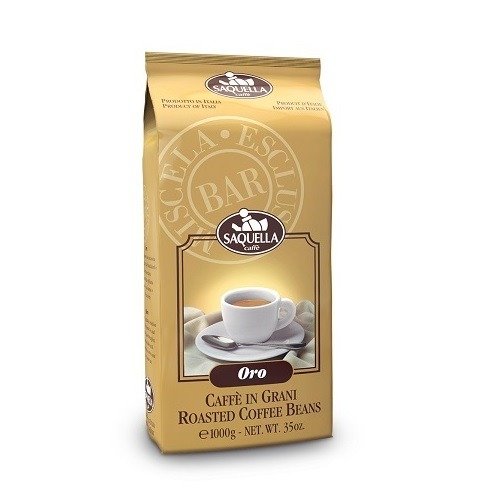 Levně Saquella Káva zrnková Oro 1000 g