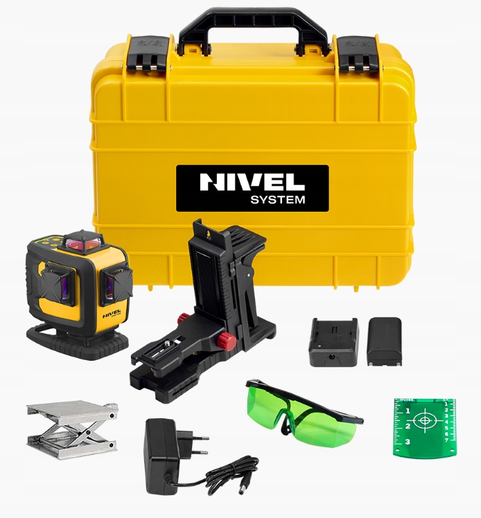 

Nivel System CL4D-G Laser Krzyżowy Zielony 4x360°