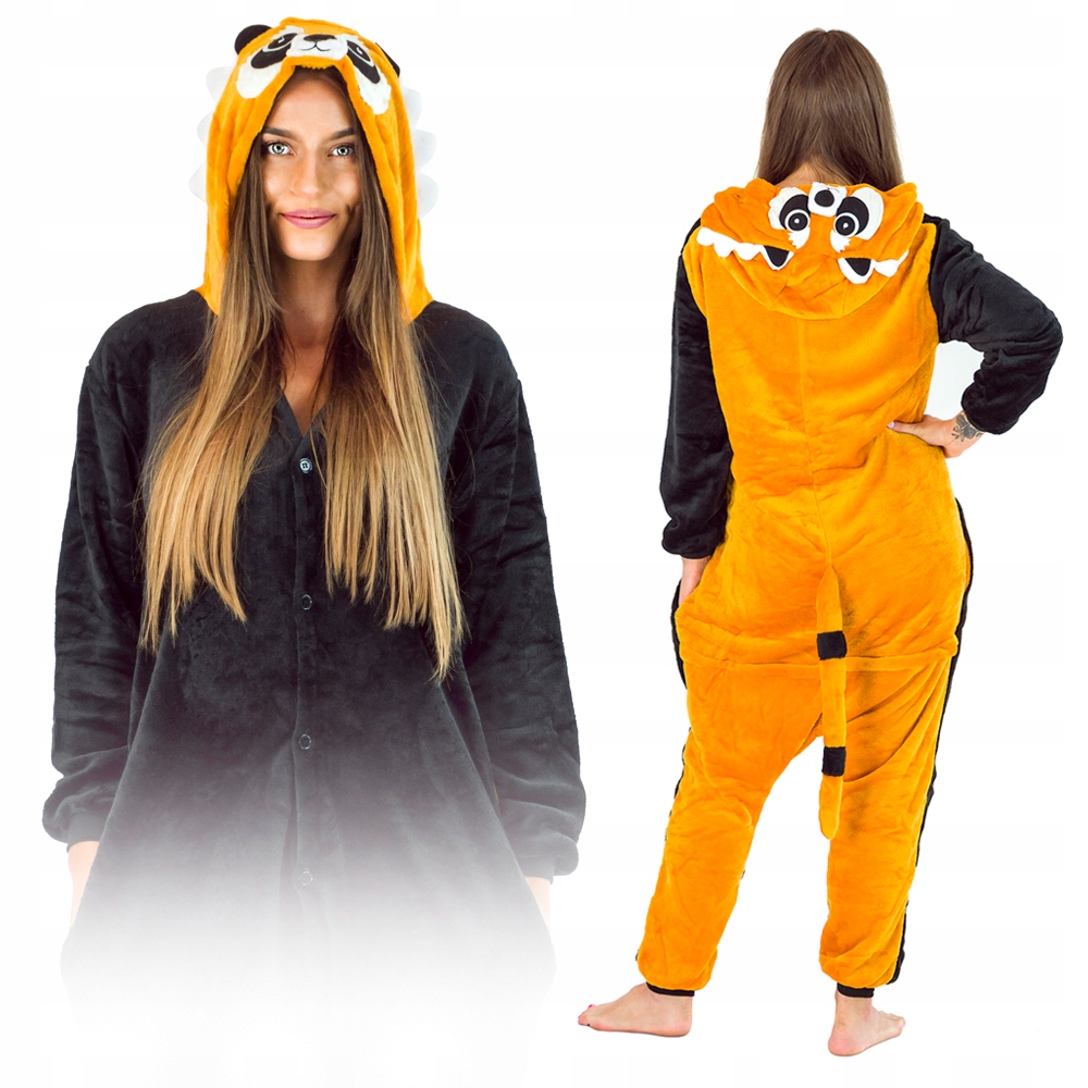 PANDA MALÁ PANDKA PYŽAMO KIGURUMI KOSTÝM ONESIE S