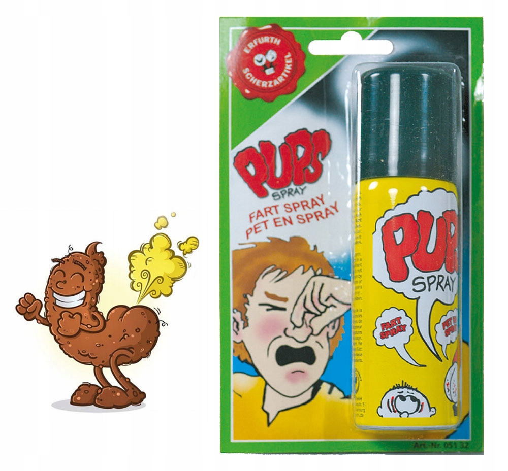 FART SPRAY FART BOMB ŚMIERDZĄCA BOMBA SMRÓD W PŁYNIE BĄK W SPRAYU PRANK Kod producenta 12345