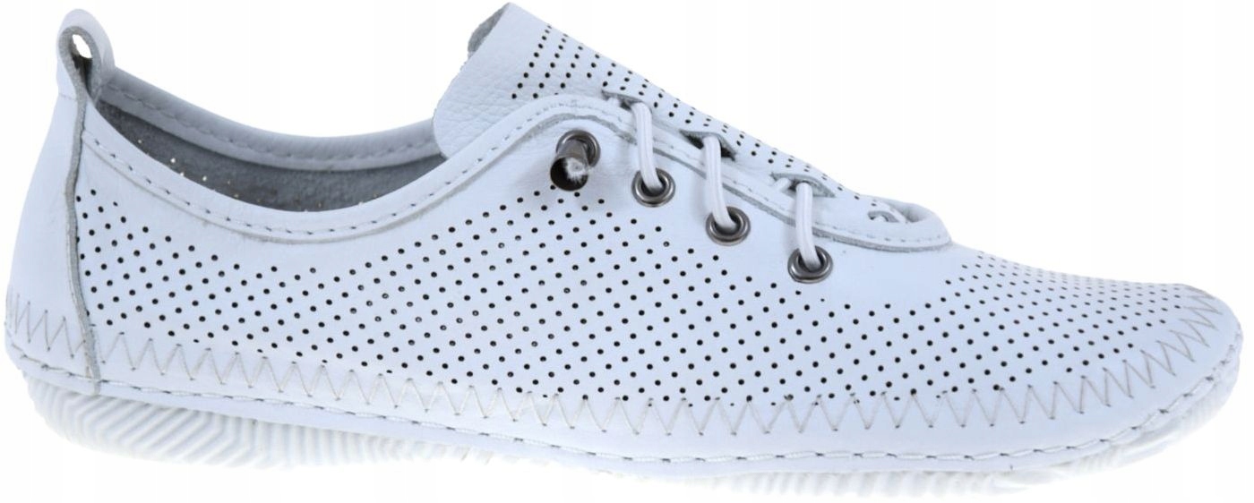 Polobotky Artiker 54C0831 Bílá Elegantní kůže Komfort Módní design VEL.40