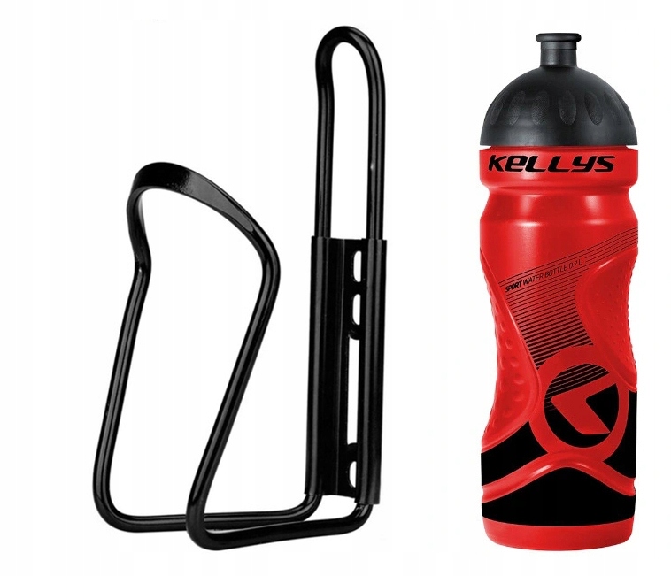 

Bidon na rower Kellys 700ml Red Uchwyt na bidon