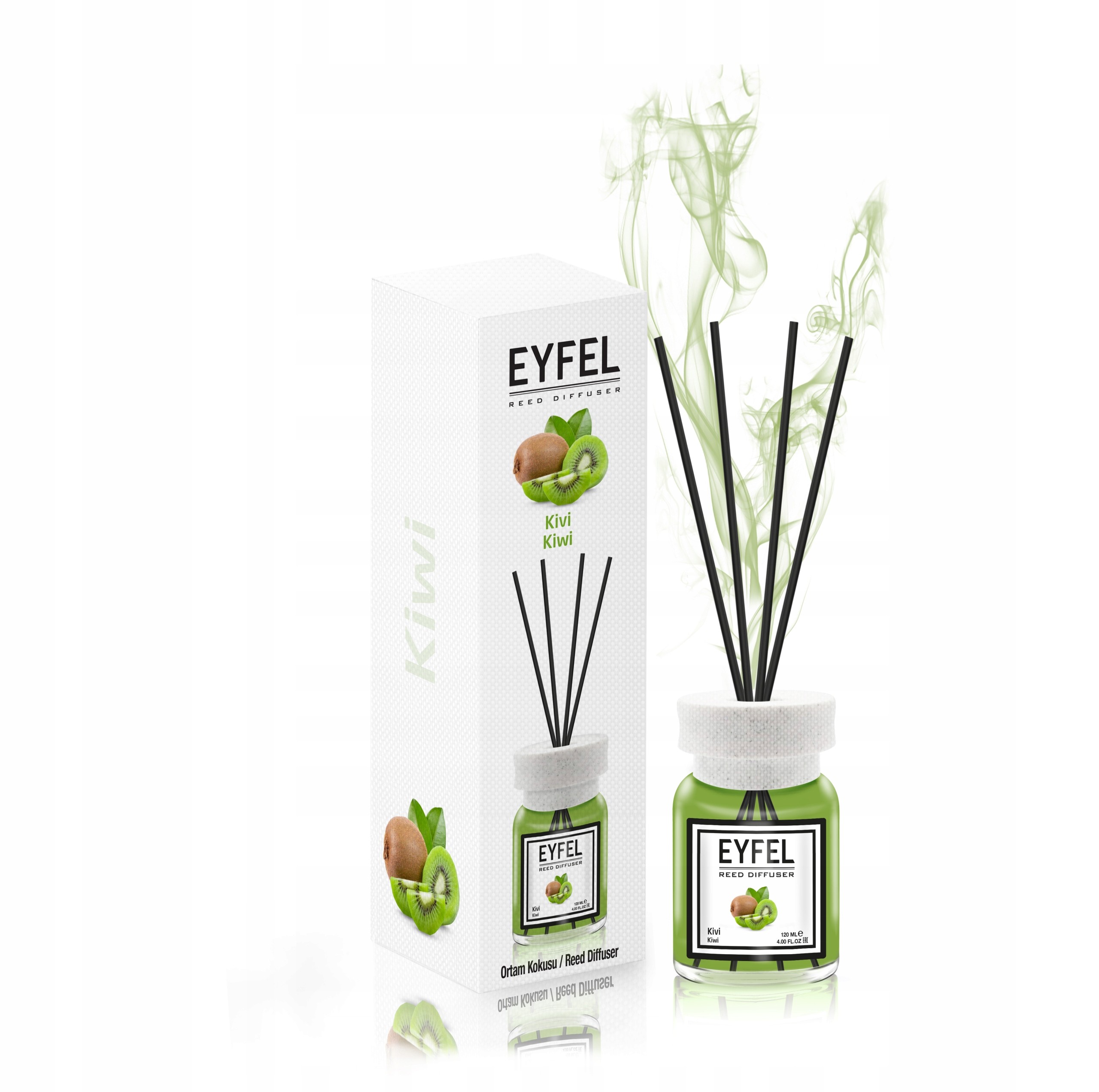 

Kiwi Eyfel Zapachy Do Domu Patyczki 120 ML