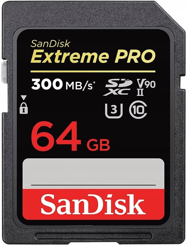 SanDisk SDXC 64GB Extreme Pro UHS-II V90 300MB/s