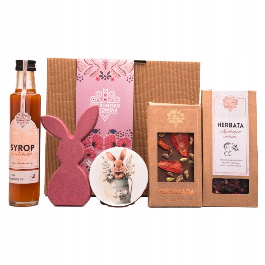 Levně Box dárek Velikonoce Schronisko Bukowina králíček velikonoční čokoláda