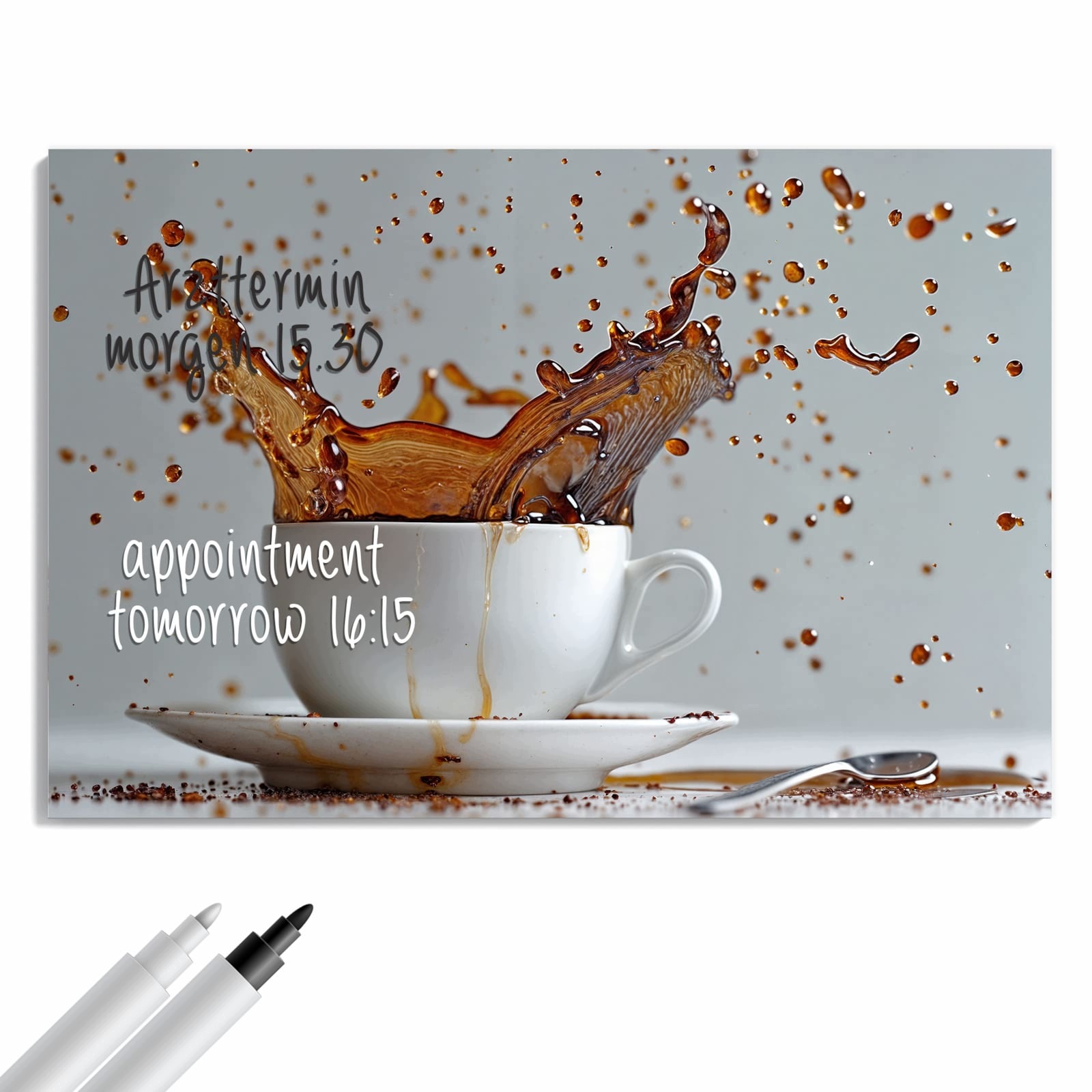 Magnetická tabule Exploze kávy 60 × 40 cm