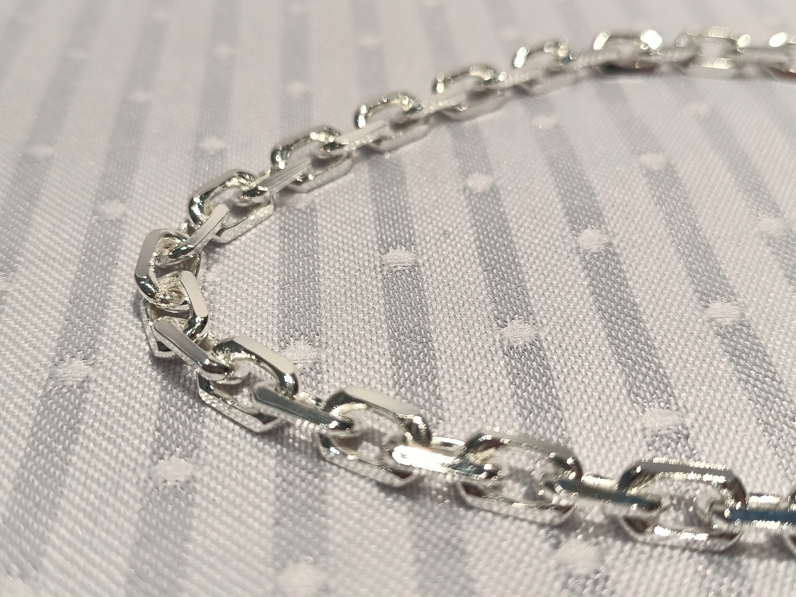 ŁAŃCUSZEK SREBRNY ANKIER 50 CM 5,1mm