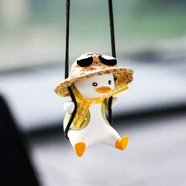 PODRÓŻNIK KACZOR OZDOBNA ZAWIESZKA KACZKA DEKORACJA DO AUTA DOMU BIURA Marka Inny