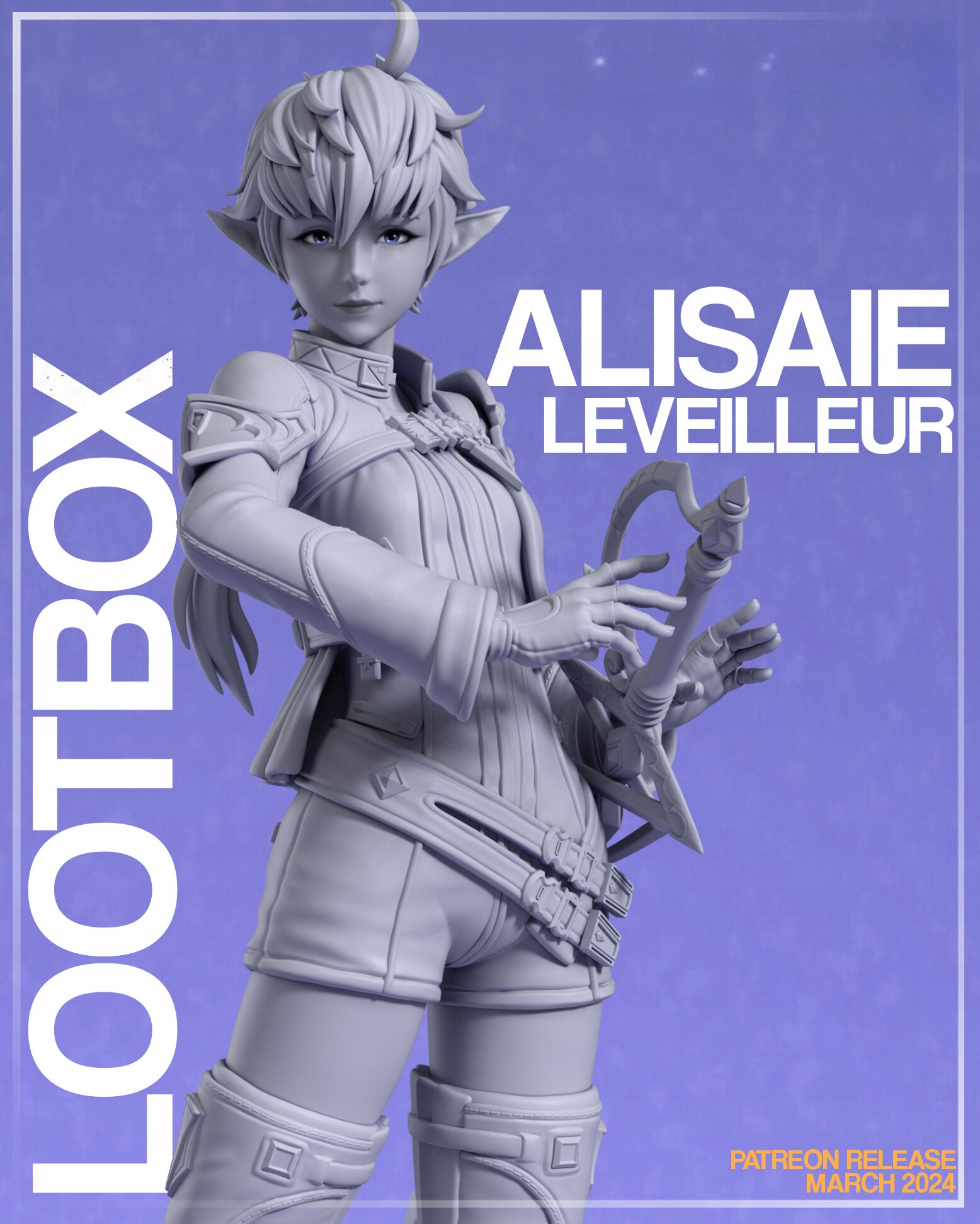 Figurka Alisaie Leveilleur z Final Fantasy XIV