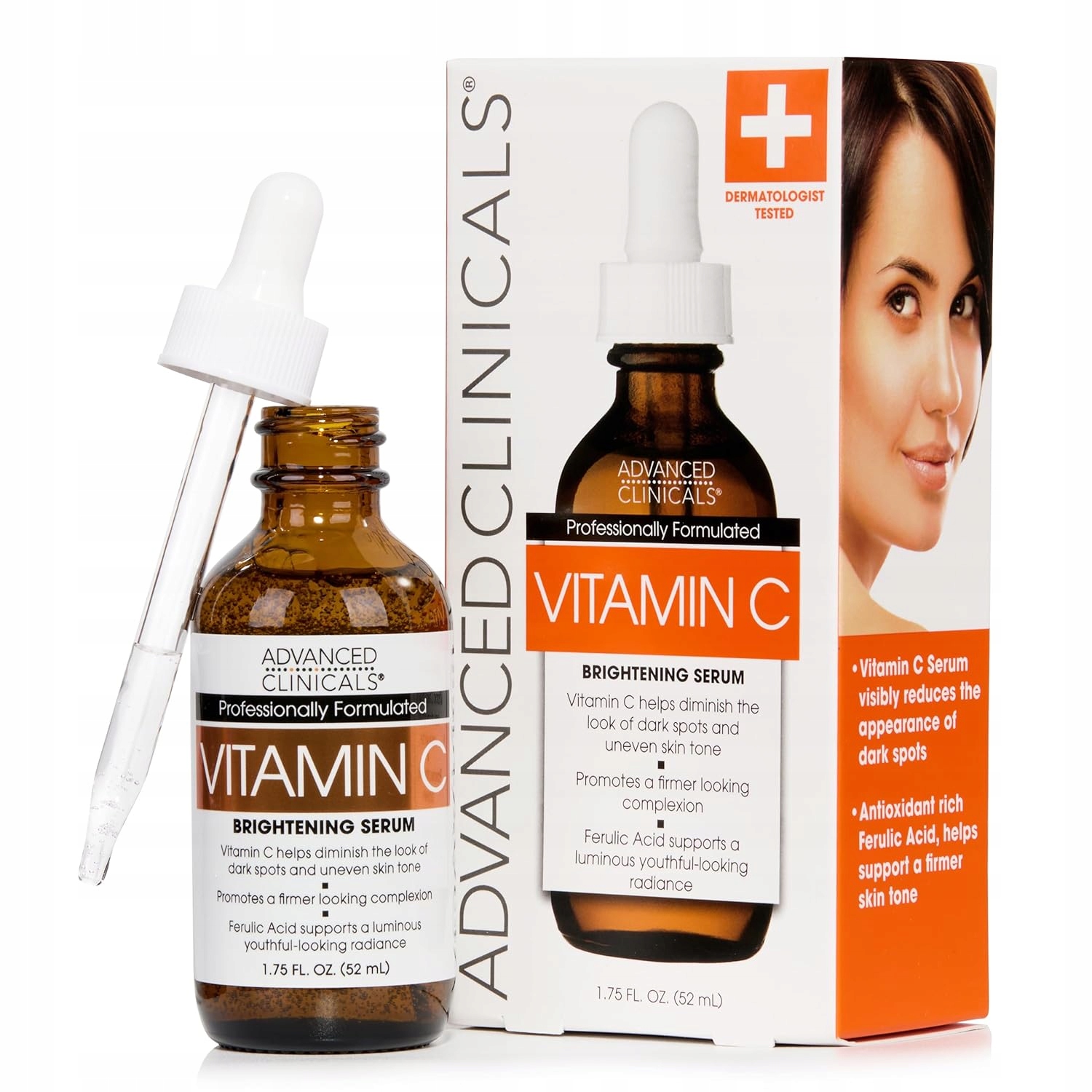 Advanced Clinicals rozjasňující pleťové sérum s vitamínem C 52 ml