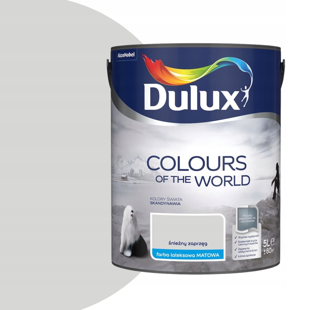 Dulux Barva Barvy světa 5L Sněhový spřežení