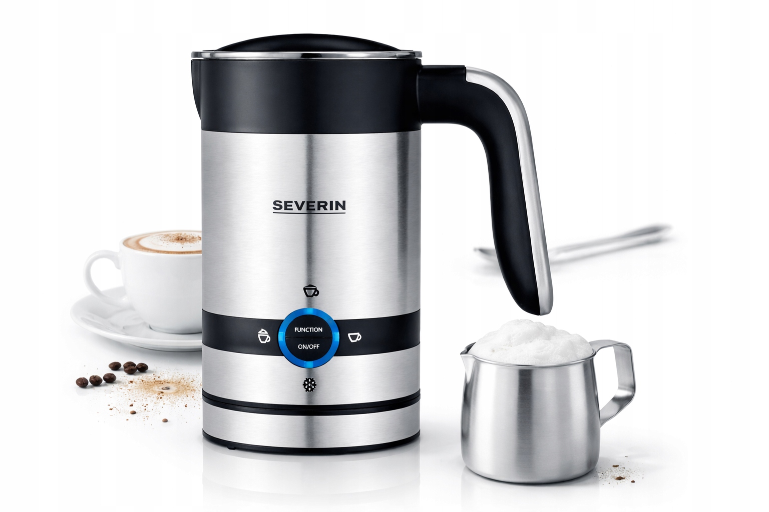 Spieniacz Do Mleka Elektryczny 450W 200ML Ciepła Zimna Severin SM3584