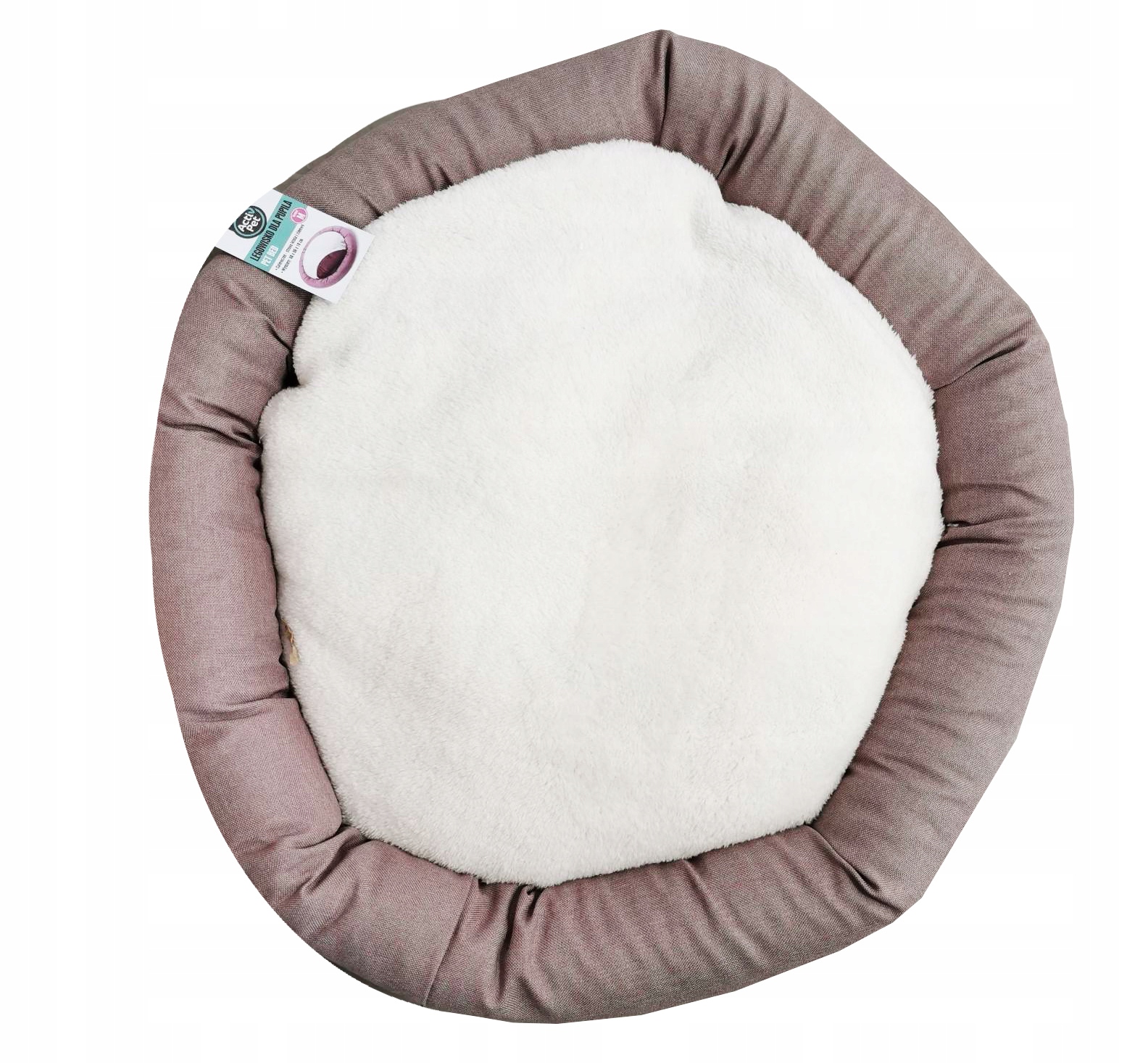 Levně ActivPet pelíšek pro psa kulatý 60x60 cm béžový