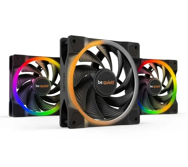 Wentylator be quiet! Light Wings Pwm high-speed 120mm 3szt. Czarny