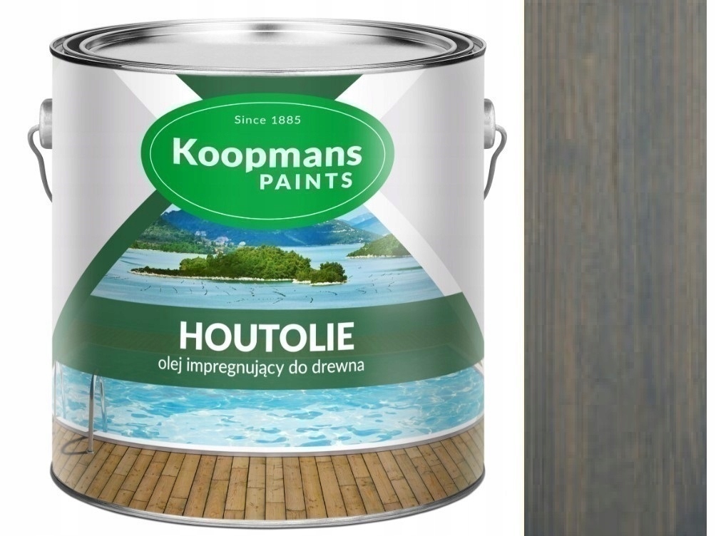 Koopmans Houtolie 2,5 L Impregnační Olej Na Dřevo 060 Šedý Skandinávský