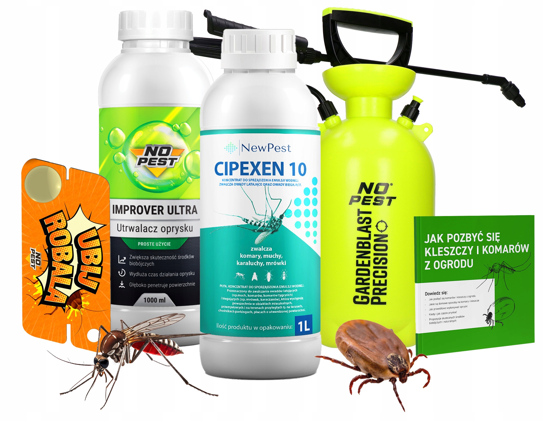 Oprysk Preparat Na Komary Muchy Cipexen 1L Opryskiwacz 5L Utrwalacz 1L