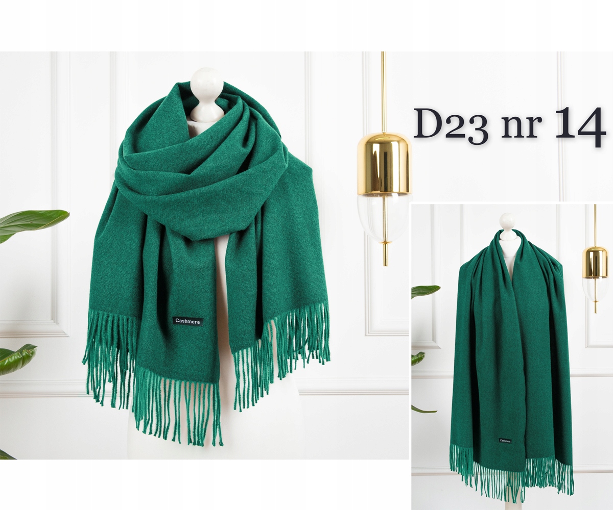 KASZMIROWY SZAL KLASYCZNY SZALIK CIEPŁY ELEGANCKI KASZMIR KOLORY Materiał dominujący wełna