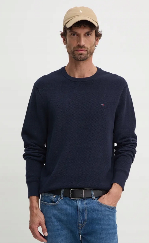 Tommy Hilfiger Pánský Grantový Svetr, Velikost 7BA