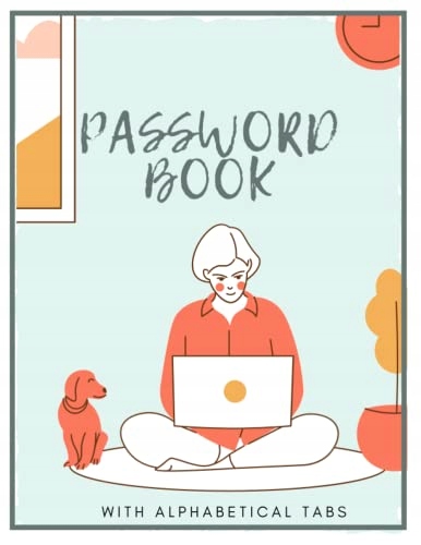 muka, mavesh Password Book: Internet Password Logbook , Large Print Usernam