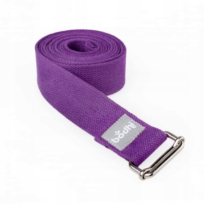 

Bodhi Bawełniany pasek do jogi 2,5m Purpurowy