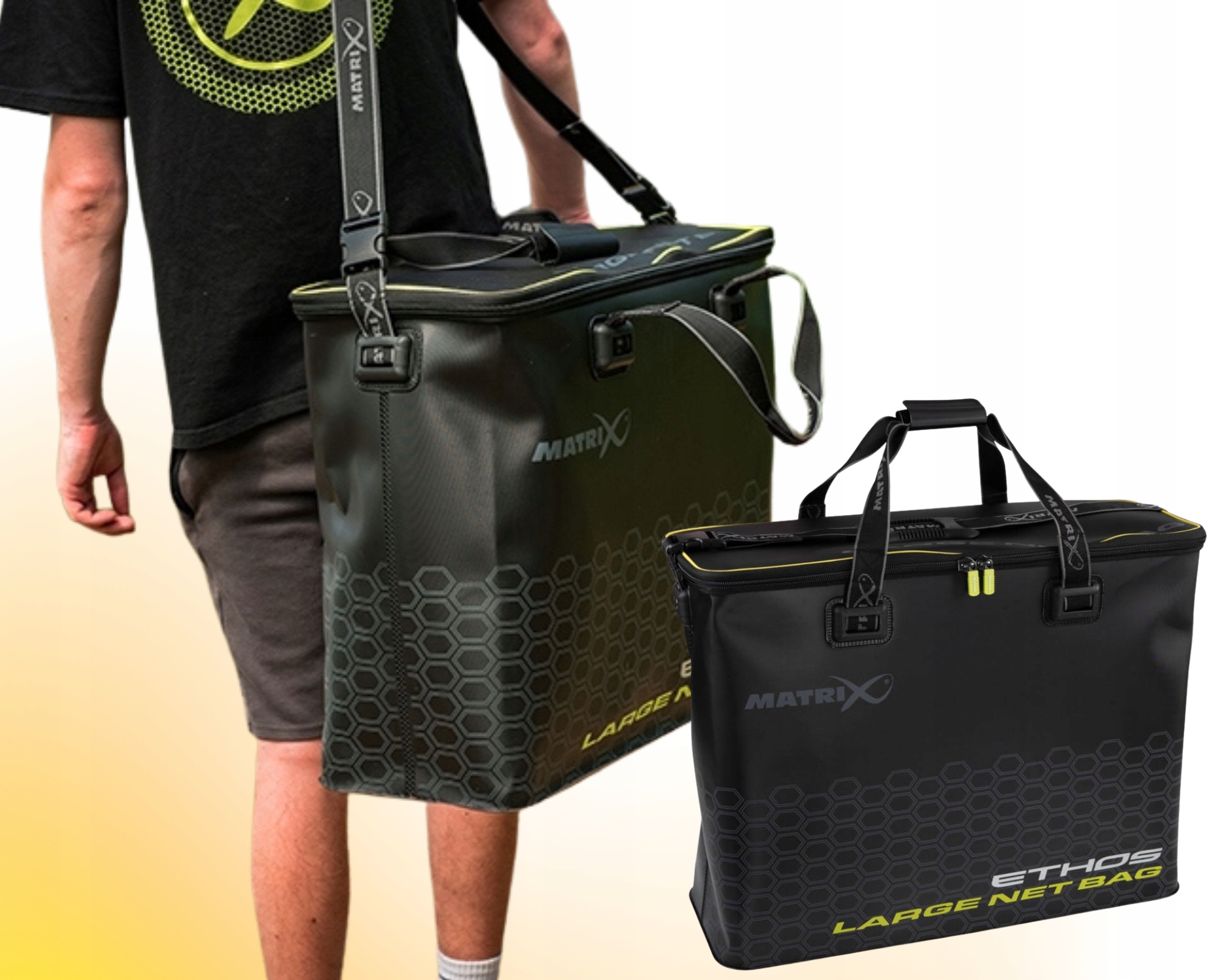 Torba Na 3 Siatki Ethos Large Eva Net Bag Matrix