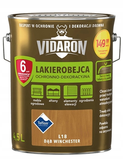 

Vidaron Lakierobejca L18 dąb winchester 4,5L