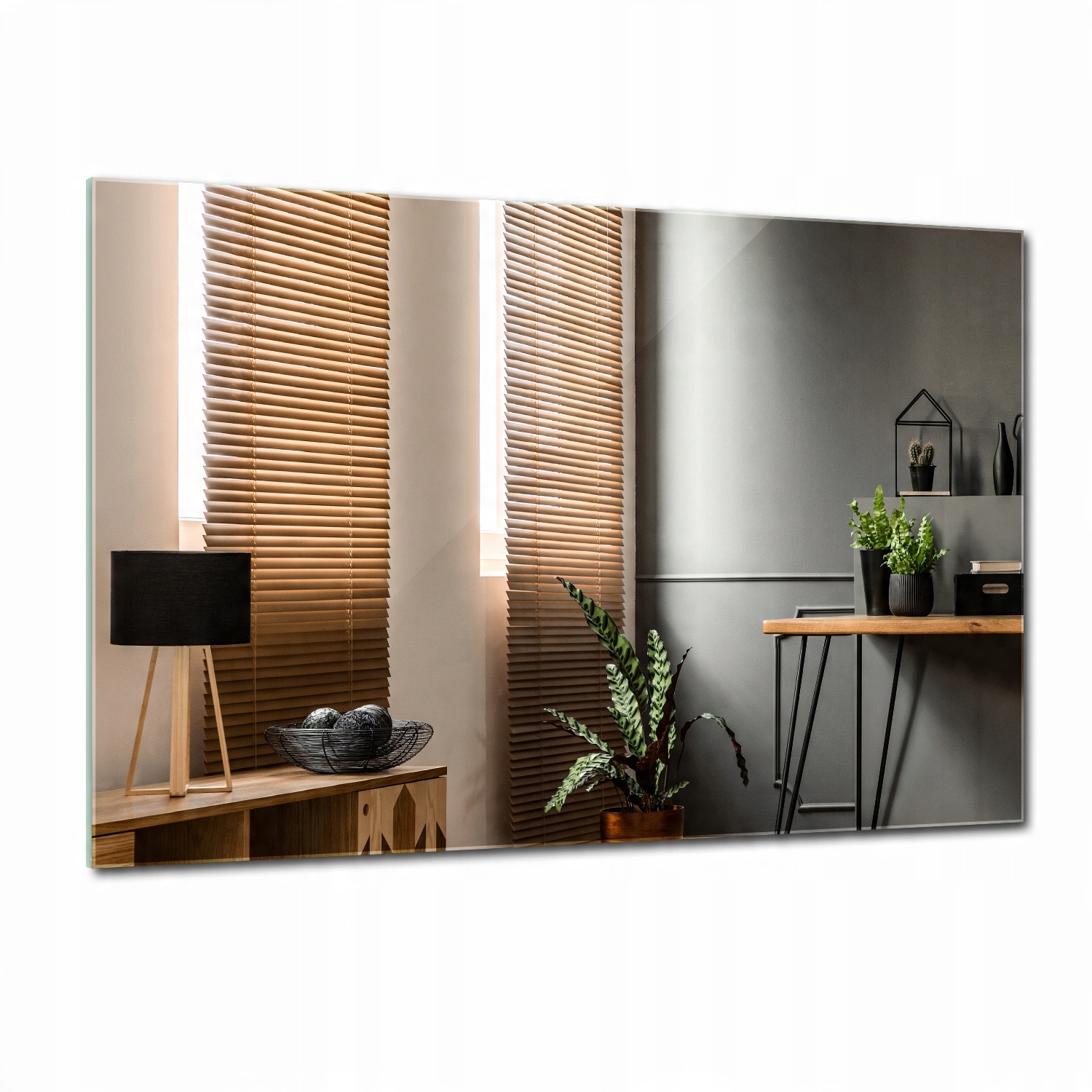 

Minimalistyczne Lustro Prostokątne Bez Ramy 60x40