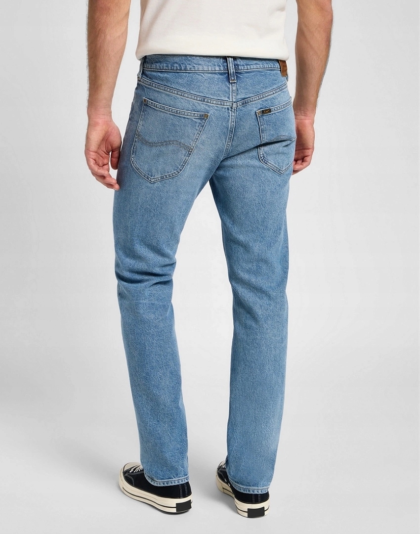 Pánské jednoduché džíny Lee Daren Zip Fly Marine Blue 112355808 33/32