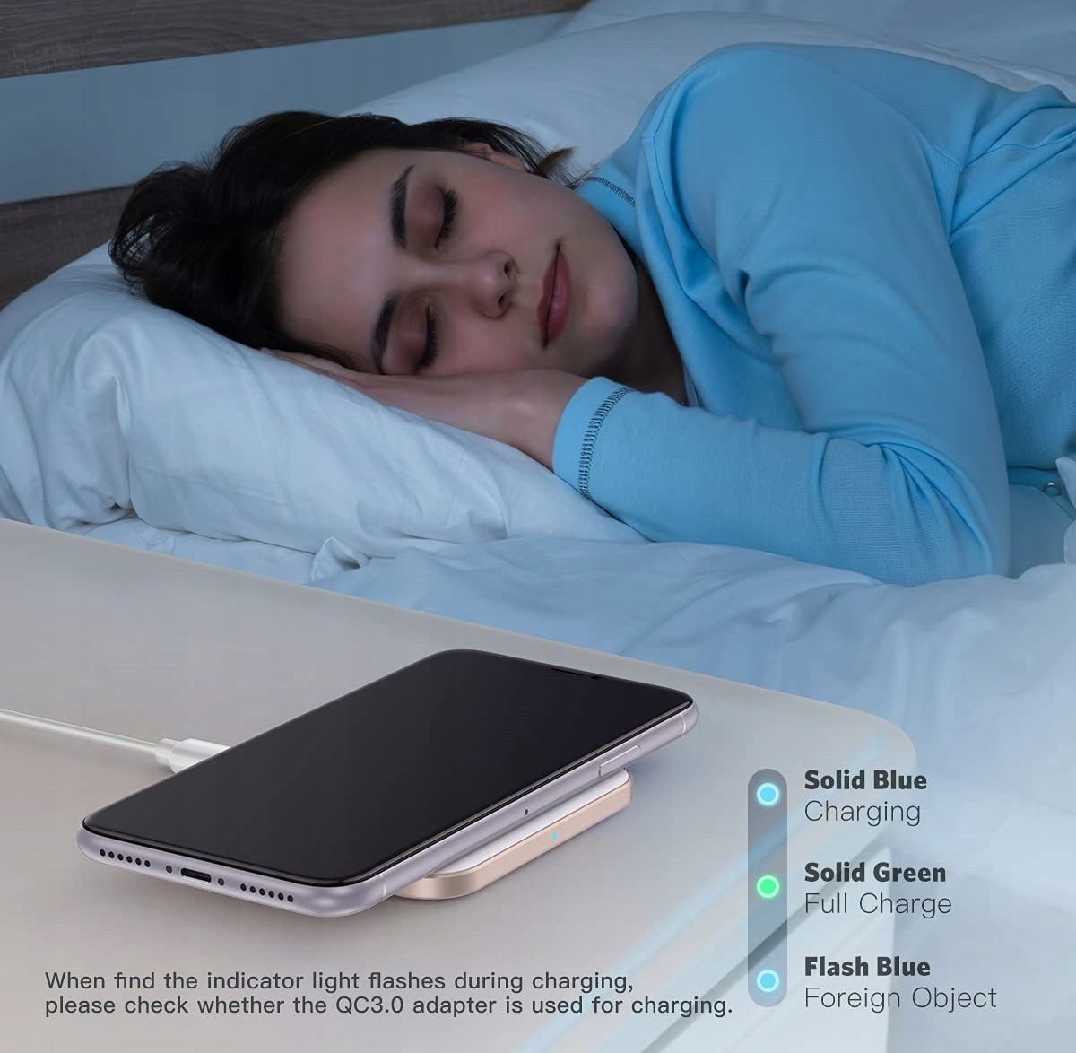 BEZPRZEWODOWA ŁADOWARKA AGPTEK DW01 BIAŁA Kod producenta DW01