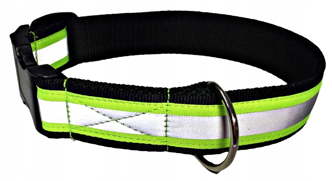 

Mocna Obroża Odblaskowa Dla Psa ROZM.40-60 CM/40MM