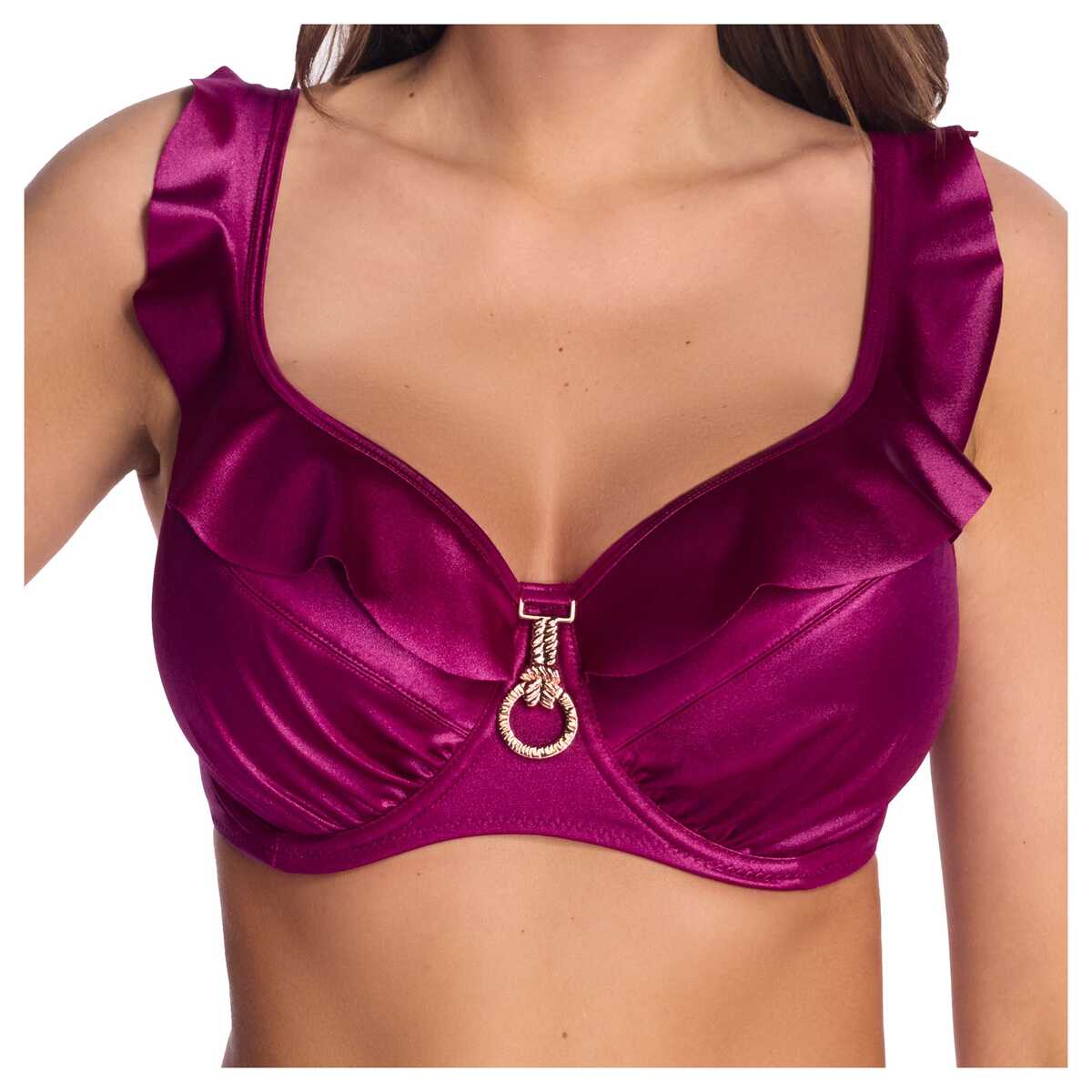 Ava Plavková podprsenka měkká podprsenka k oblečení Sk 249 magenta 90D