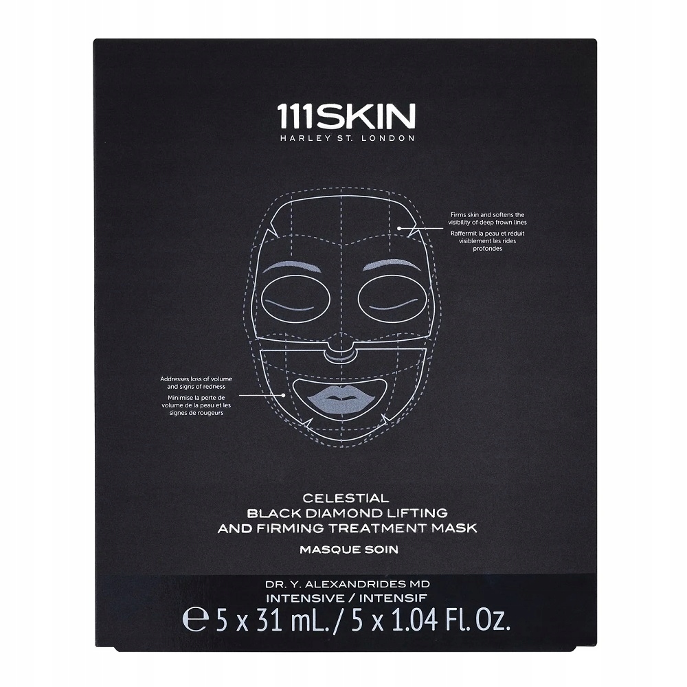 Okamžité zpevnění Celestial Black Diamond Mask 111Skin 5x31 ml