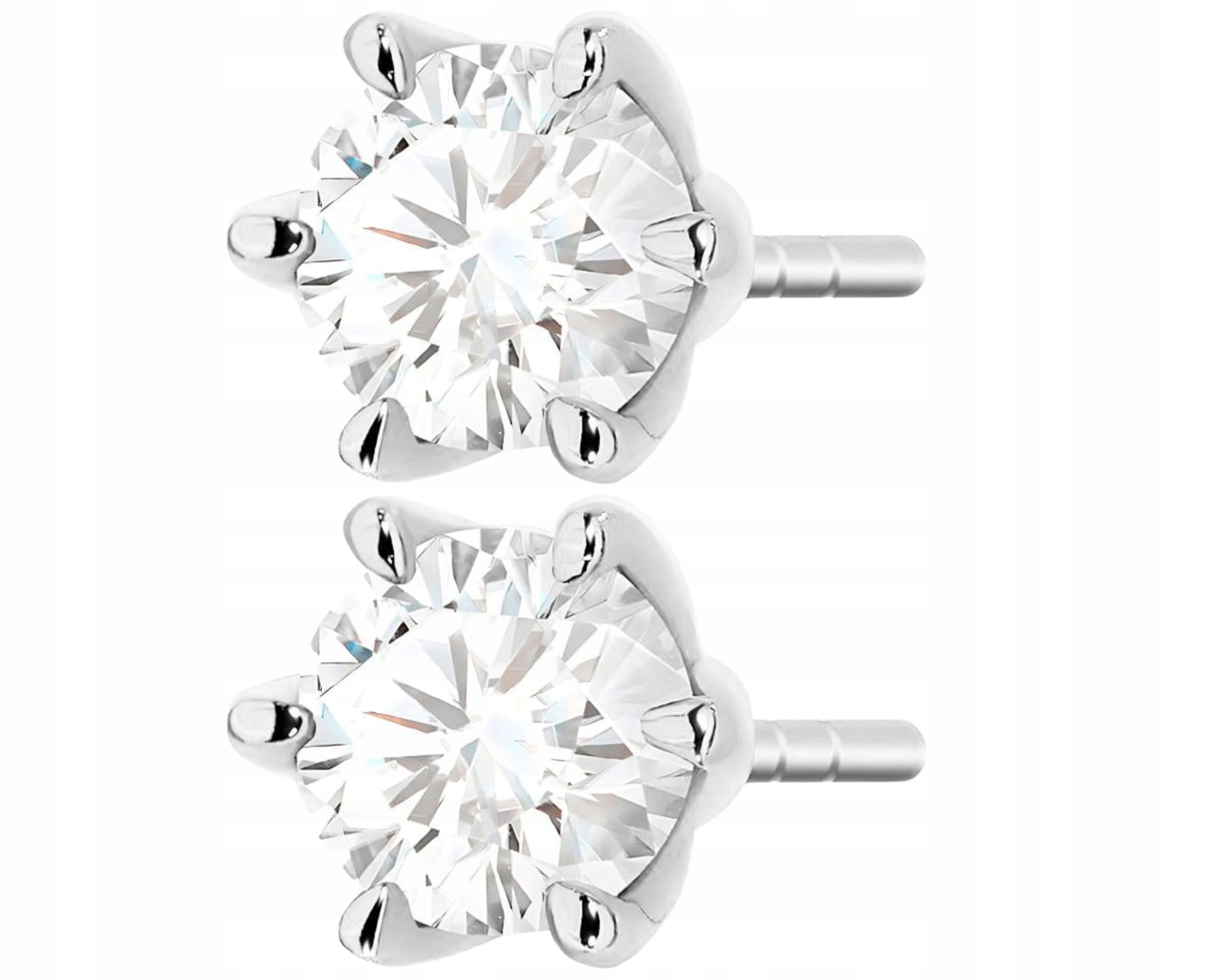 Náušnice Bílé Zlato 585 Brilianty Diamanty 1,00 KArát Dárek Dárkové