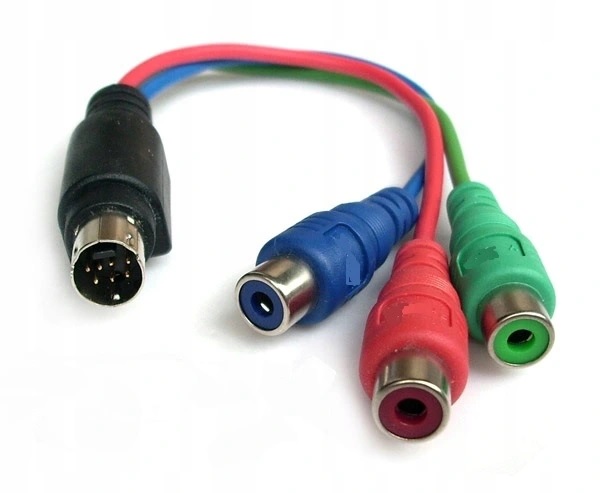 

Adapter Przejsciowka 7 Pin S-video Na Tv Av