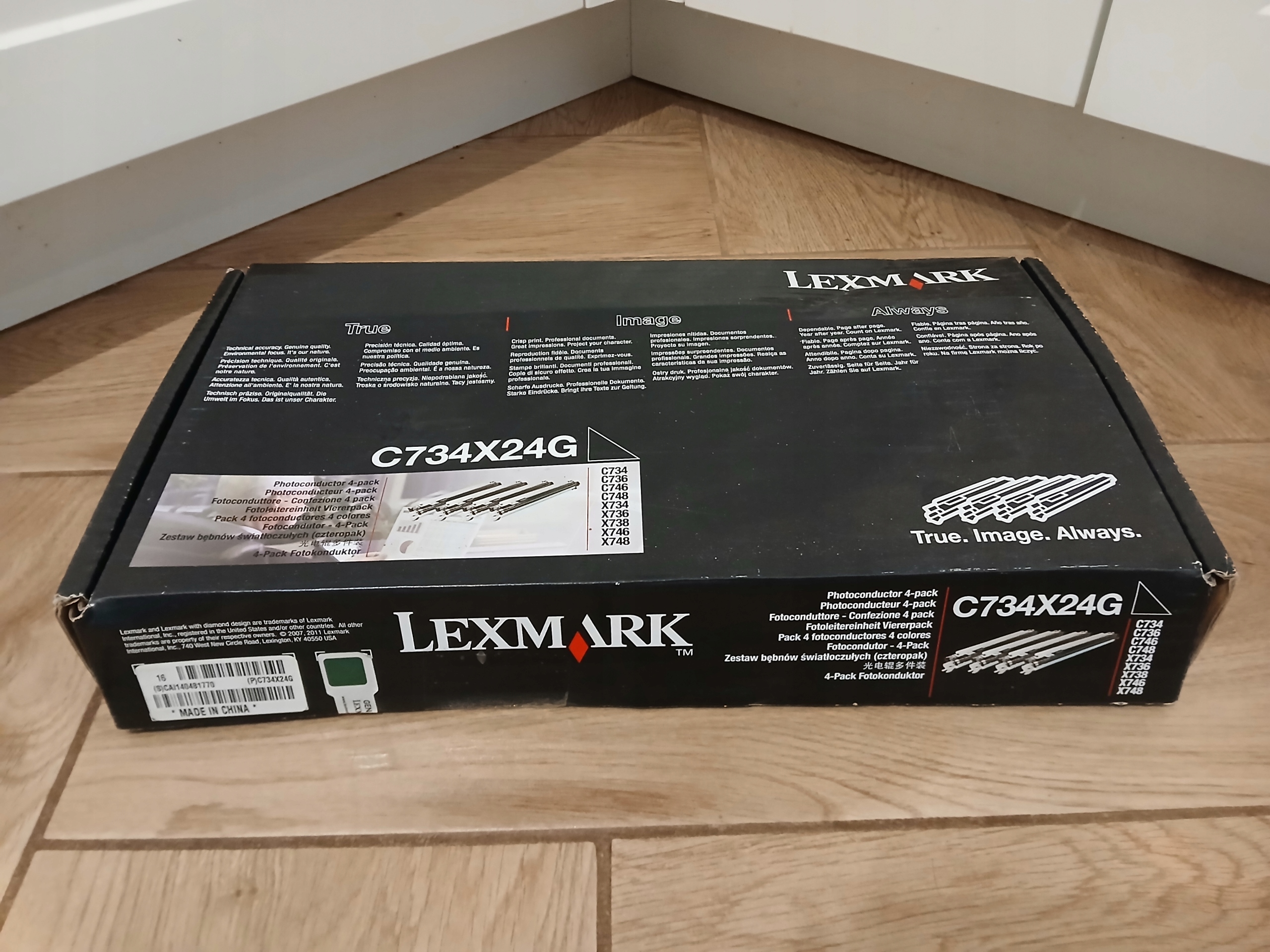 4 x buben Lexmark C734X24G Cmyk C734 C736 X730 Originál