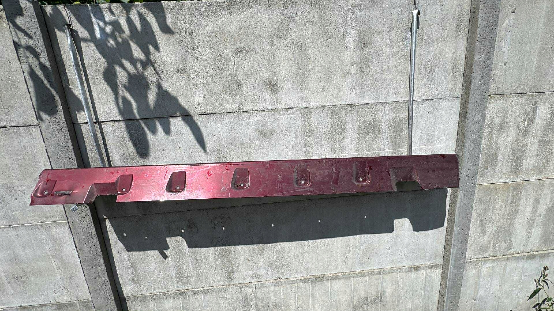 moulding threshold right SAAB 93 9-3 cap of the threshold threshold colour 284 vector arc